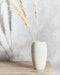 Beliani LENOK - Bloemenvaas - Wit - 36 cm - Steengoed