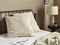 Beliani LEUZEA - Sierkussen set van 2 - Beige - 60 x 60 cm - Bouclé