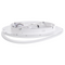 Beliani LEYLAN - Plafondlamp LED - Wit - Acryl