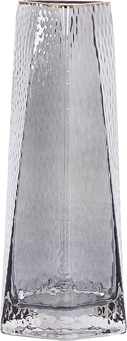 Beliani LILAIA - Decoratieve vaas - Grijs - Glas