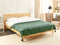 Beliani LINDULA - Sprei - Groen - 150 x 200 cm - Katoen