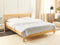 Beliani LINDULA - Sprei - Off-white - 150 x 200 cm - Katoen