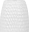 Beliani LINZI - Decoratieve vaas - Wit - Steengoed