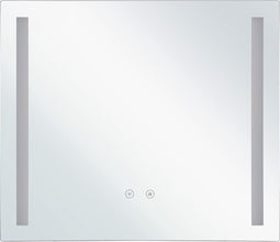 Beliani LIRAC - LED-spiegel - Transparant - Glas