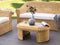 Beliani LIVADEIA - Tuintafel - Natuurlijk - Rotan