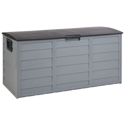 Beliani LOCARNO - Kussenbox - Grijs - 112 cm - Synthetisch materiaal