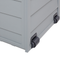 Beliani LOCARNO - Kussenbox - Grijs - 112 cm - Synthetisch materiaal
