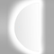 Beliani LOUE - Wandspiegel met LED - Zilver - 50 x 100 cm - Glas