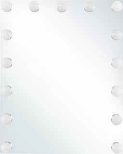 Beliani LUCENAY - LED-spiegel - Transparant - IJzer