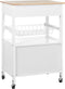 Beliani LUGO - Keukentrolley - Wit - MDF