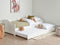 Beliani LUNERAY - Onderschuifbed - Wit - 90 x 200 cm - Hout