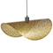 Beliani LUNGA - Hanglamp - Wit - Rotan