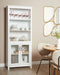 Beliani LUSBY - Vitrinekast - Wit - Hout