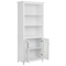 Beliani LUSBY - Vitrinekast - Wit - Hout