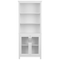 Beliani LUSBY - Vitrinekast - Wit - Hout