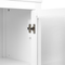 Beliani LUSBY - Vitrinekast - Wit - Hout