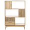 Beliani LYNWOOD - Boekenkast - Lichthout - MDF