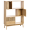 Beliani LYNWOOD - Boekenkast - Lichthout - MDF
