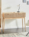 Beliani LYNWOOD - Consoletafel - Lichthout - MDF