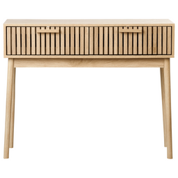 Beliani LYNWOOD - Consoletafel - Lichthout - MDF