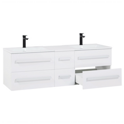 Beliani MADRID - Badkamermeubel - Wit - MDF