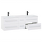 Beliani MADRID - Badkamermeubel - Wit - MDF