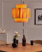 Beliani MAGECH - Hanglamp - Natuurlijk - Palmblad