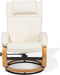 Beliani MAJESTIC - Fauteuil - Beige - Kunstleer