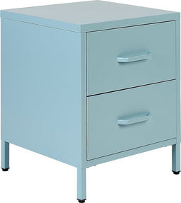 Beliani MALAVI - Kantoorkast - Blauw - Staal