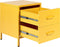 Beliani MALAVI - Nachtkastje - Geel - Staal