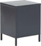 Beliani MALAVI - Nachtkastje - Grijs - Staal