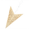 Beliani MANA - Kerstdecoratie ster lamp - Beige - Papier