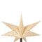 Beliani MANA - Kerstdecoratie ster lamp - Beige - Papier