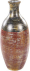 Beliani MANDINIA - Decoratieve vaas - Bruin - Terracotta