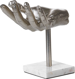 Beliani MANUK - Decofiguur - Zilver - Aluminium