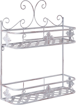 Beliani MARAYES - Badkamer plank - Grijs - IJzer