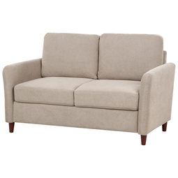 Beliani MARE - Bankenset met opbergruimte - Taupe - Corduroy