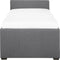 Beliani MARMANDE - Onderschuifbed - Grijs - Kunststof