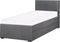 Beliani MARMANDE - Onderschuifbed - Grijs - Kunststof