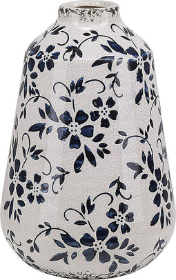 Beliani MARONEIA - Bloemenvaas - Wit - Steengoed