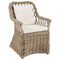 Beliani MAROS II - Tuinstoel set van 2 - Naturel - Rotan