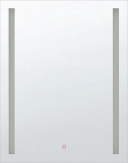 Beliani MARTINET - LED-spiegel - Zilver - Kunststof