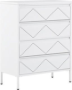 Beliani MATANA - Commode - Wit - Staal