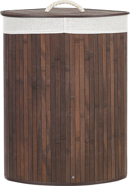 Beliani MATARA - Mand - Donkere houtkleur - Bamboehout