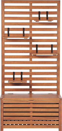 Beliani MATINO - Tuinbank - Lichte houtkleur - Acaciahout