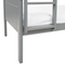 Beliani MAULDE - Stapelbed - Grijs - 90 x 200 cm - Rubberhout
