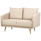 Beliani MAURA - Woonkamerset - Beige - Fluweel