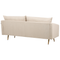 Beliani MAURA - Woonkamerset - Beige - Fluweel