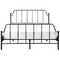 Beliani MAURESSAC - Tweepersoonsbed - Zwart - 140 x 200 cm - Metaal