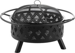 Beliani MAYON - Vuurkorf - Zwart - Staal